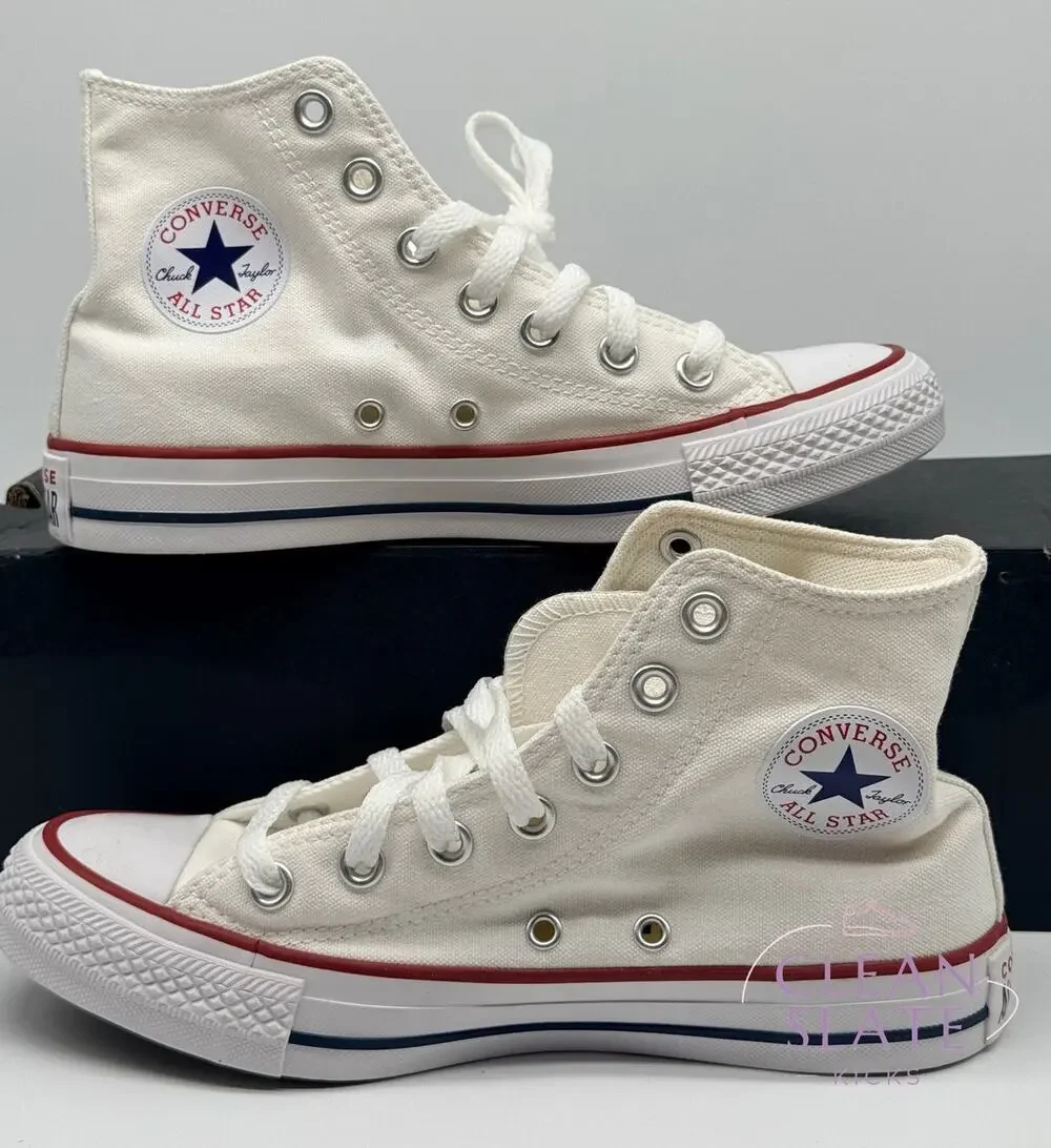 Converse Chuck Taylor All Star Hi Optical White Men's 4 NIB